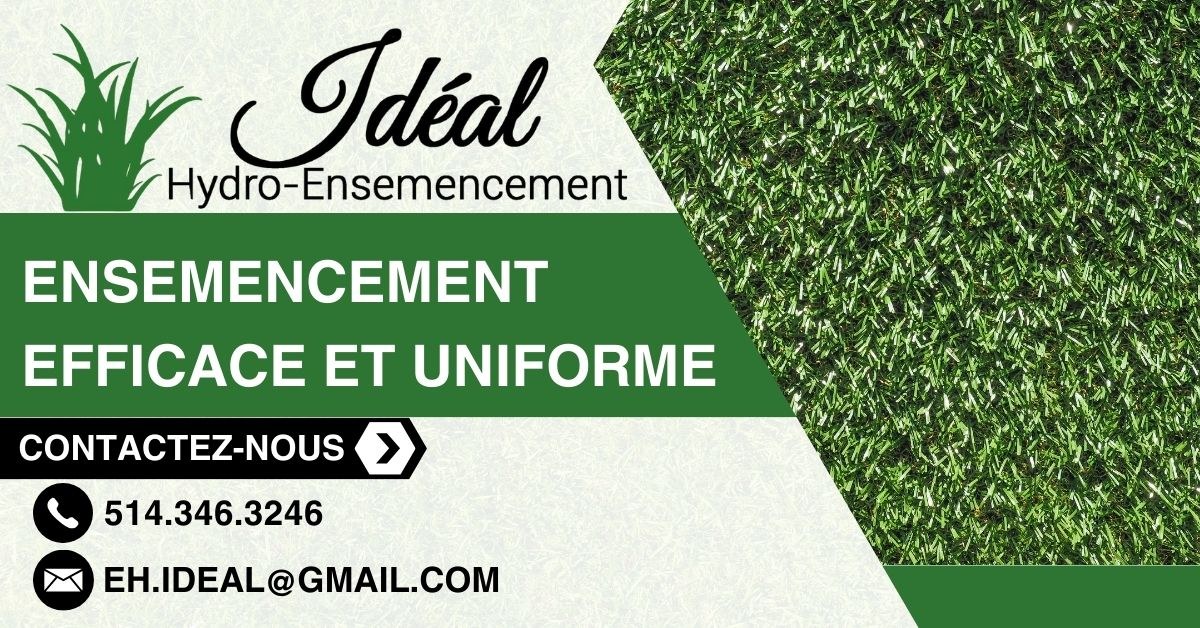 Bannière Hydro-Ensemencement IDÉAL